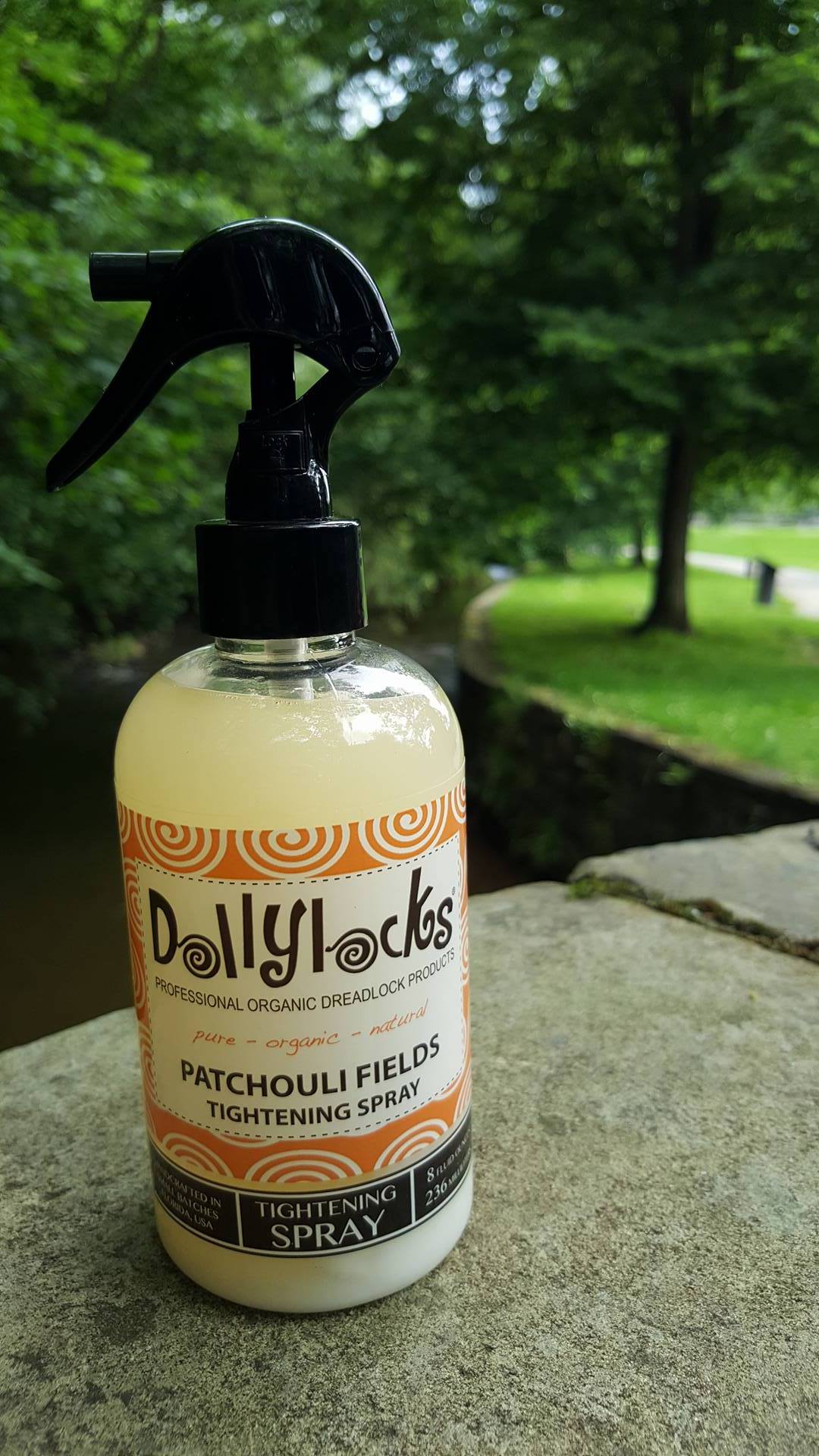 Dollylocks - Dreadlocks Tightening Spray Patchouli Fields (8oz/236ml)