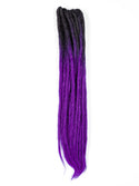 DreadLab - Double Ended Synthetic Dreadlocks (Pack of 10) Ombre Crochet Extensions