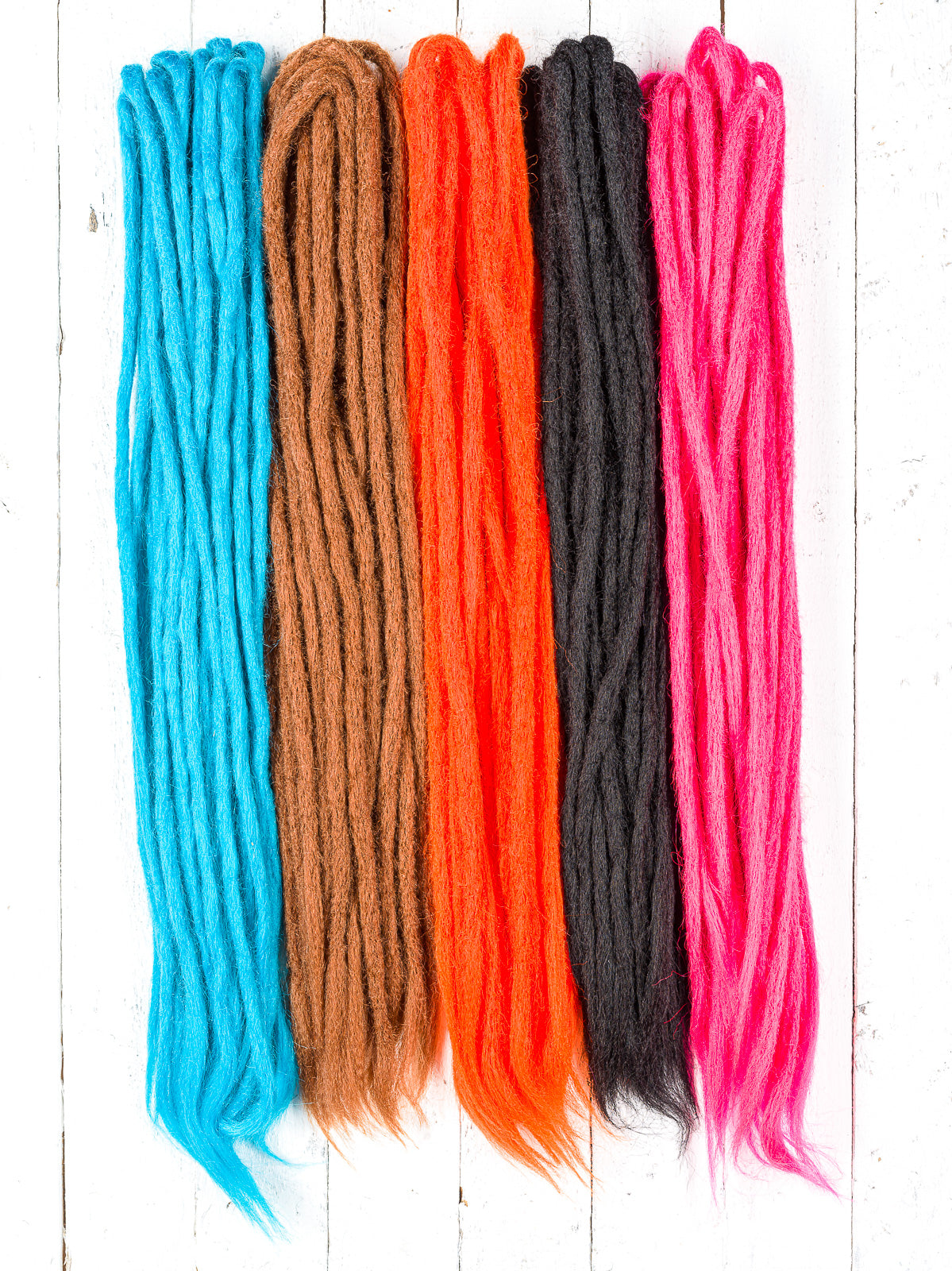 DreadLab - Double Ended Synthetic Dreadlocks (Pack of 10) Crochet Extensions