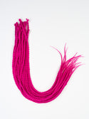 DreadLab - Box Braids Pre-Looped Senegalese Twists Single Ended (24"/ 60cm) Shocking Pink