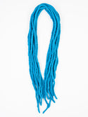 DreadLab - Double Ended Felted Merino Wool Dreadlocks (24"/ 60cm) Blue