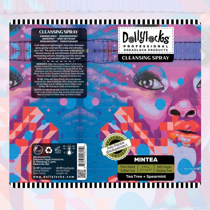 Dollylocks - Liquid Dreadlocks Cleansing Spray (8oz/237ml)