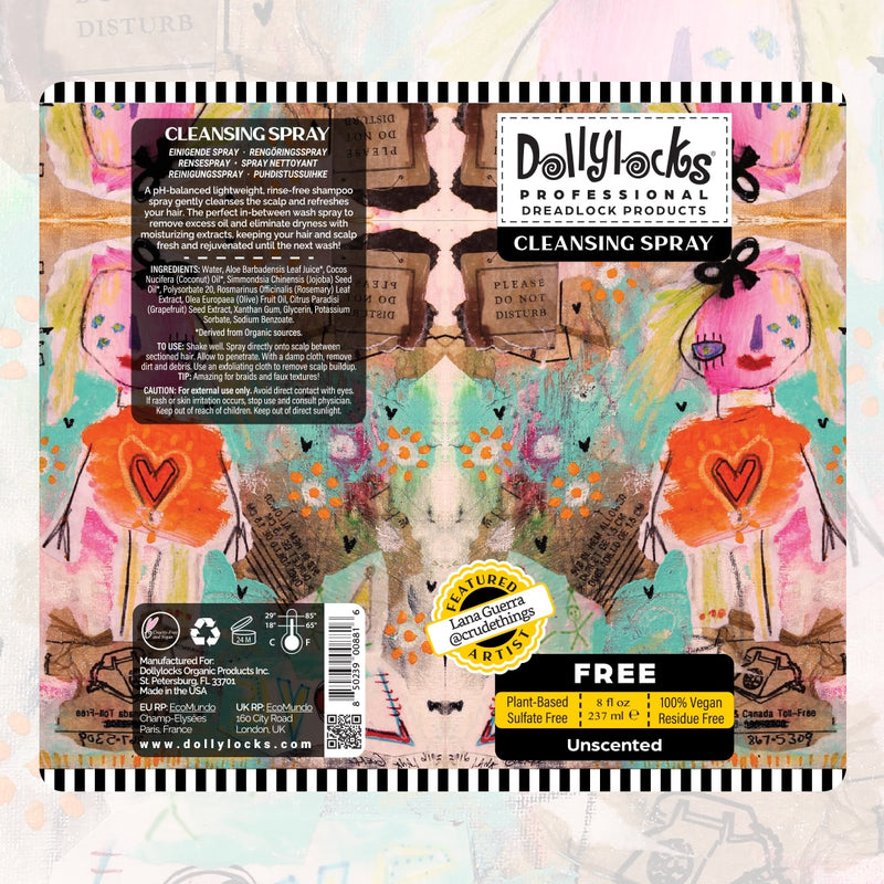 Dollylocks - Liquid Dreadlocks Cleansing Spray (8oz/237ml)