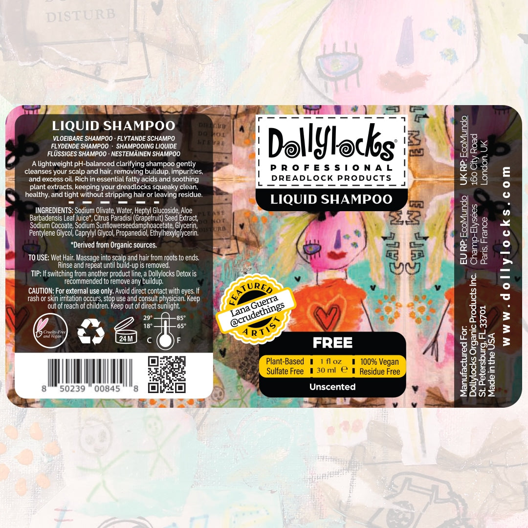 Dollylocks - Liquid Dreadlocks Shampoo Trial Size (1oz/30ml)