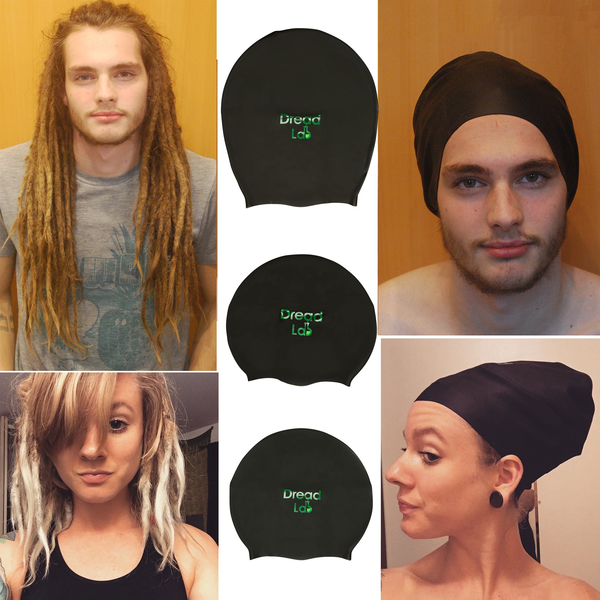 DreadLab - Dreadlocks Large Swim Cap (Multiple Colours and Sizes)