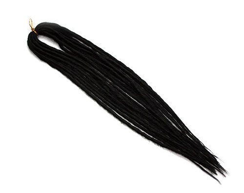 Elysee Star - Black Synthetic Dreadlocks (Double Ended) 100g