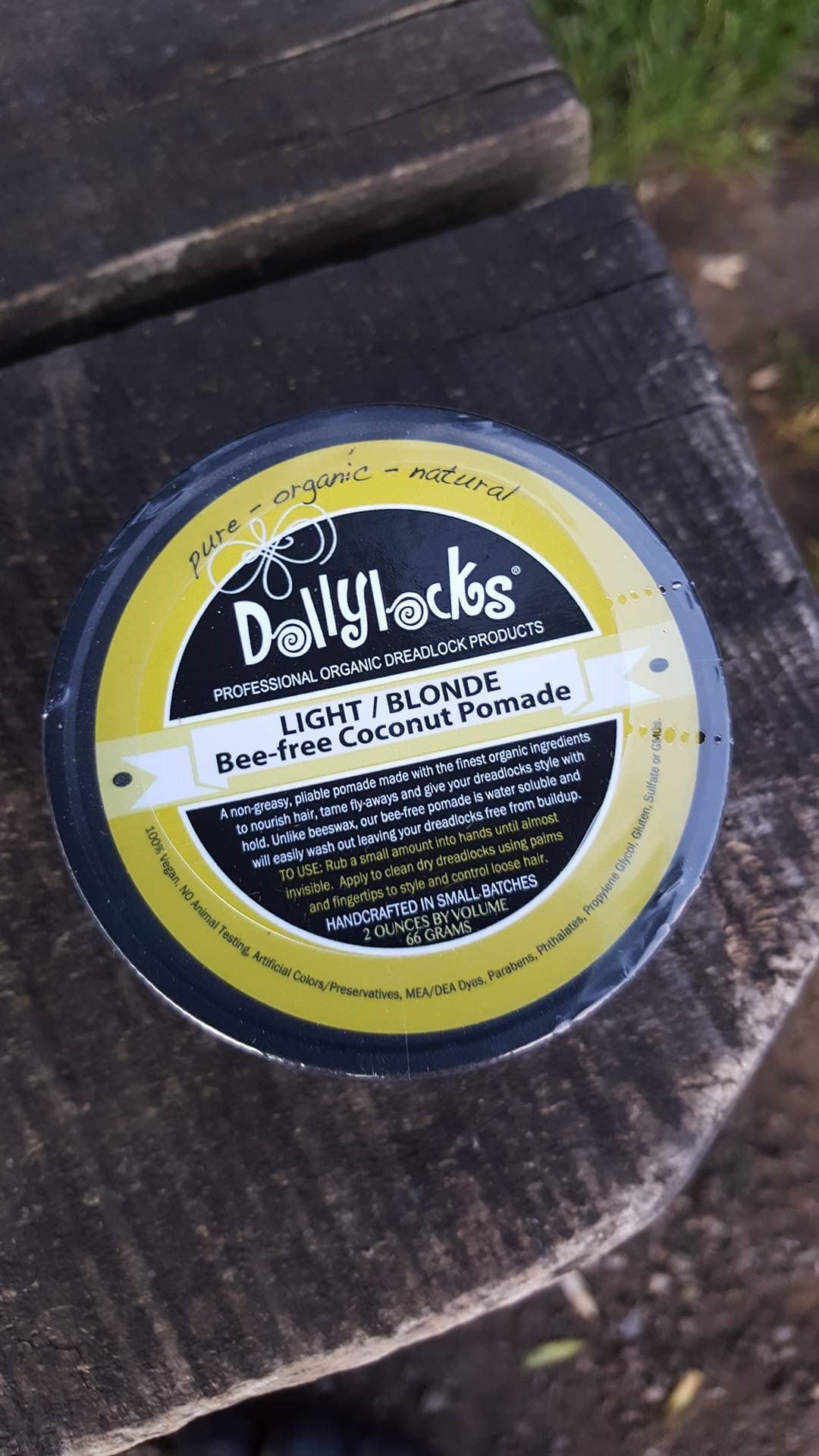Dollylocks - Dreadlocks Pomade - 'Beeswax Alternative' (Light/Blonde 2oz/66g)