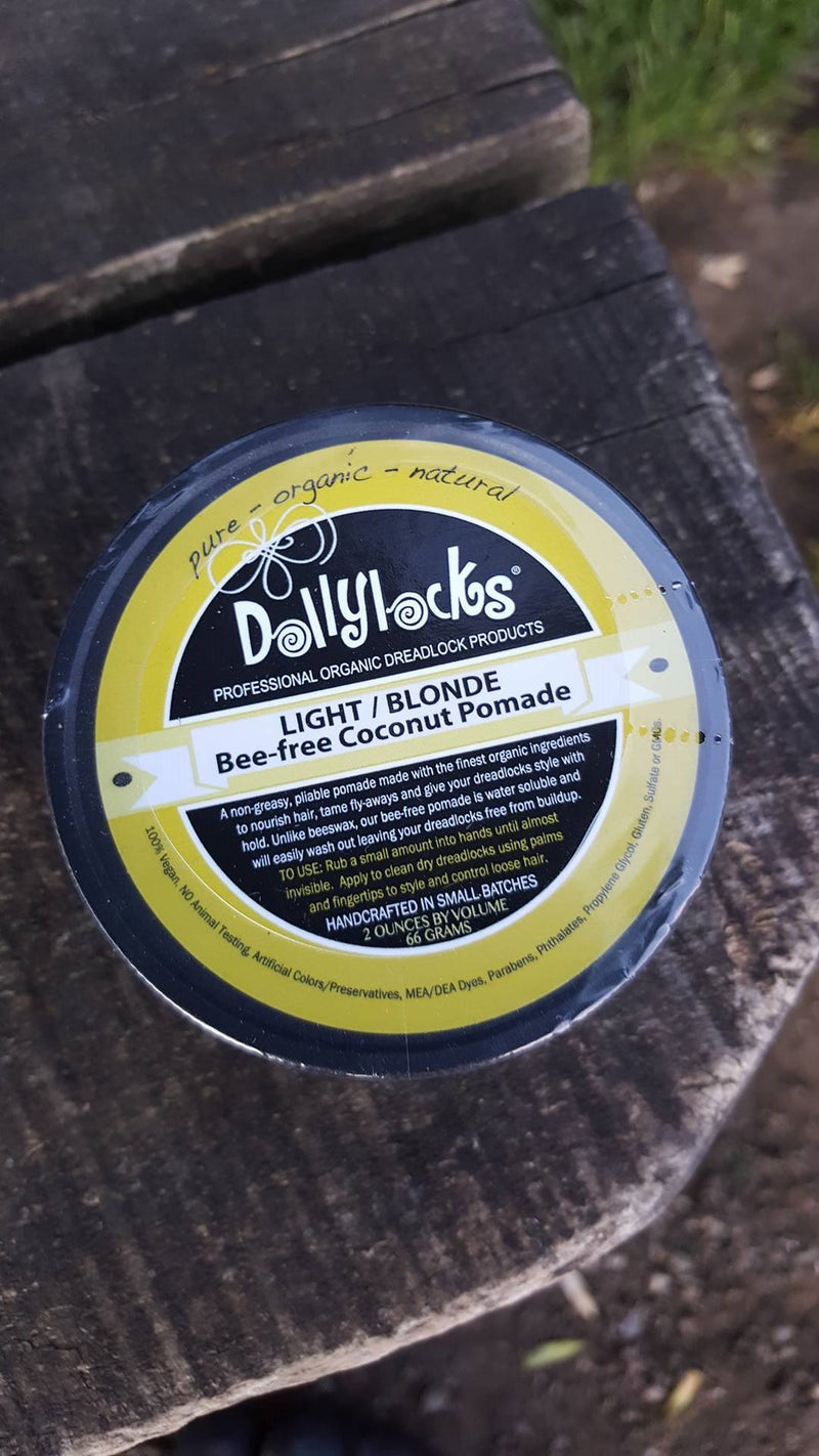 Dollylocks - Dreadlocks Pomade - 'Beeswax Alternative' (Light/Blonde 2oz/66g)