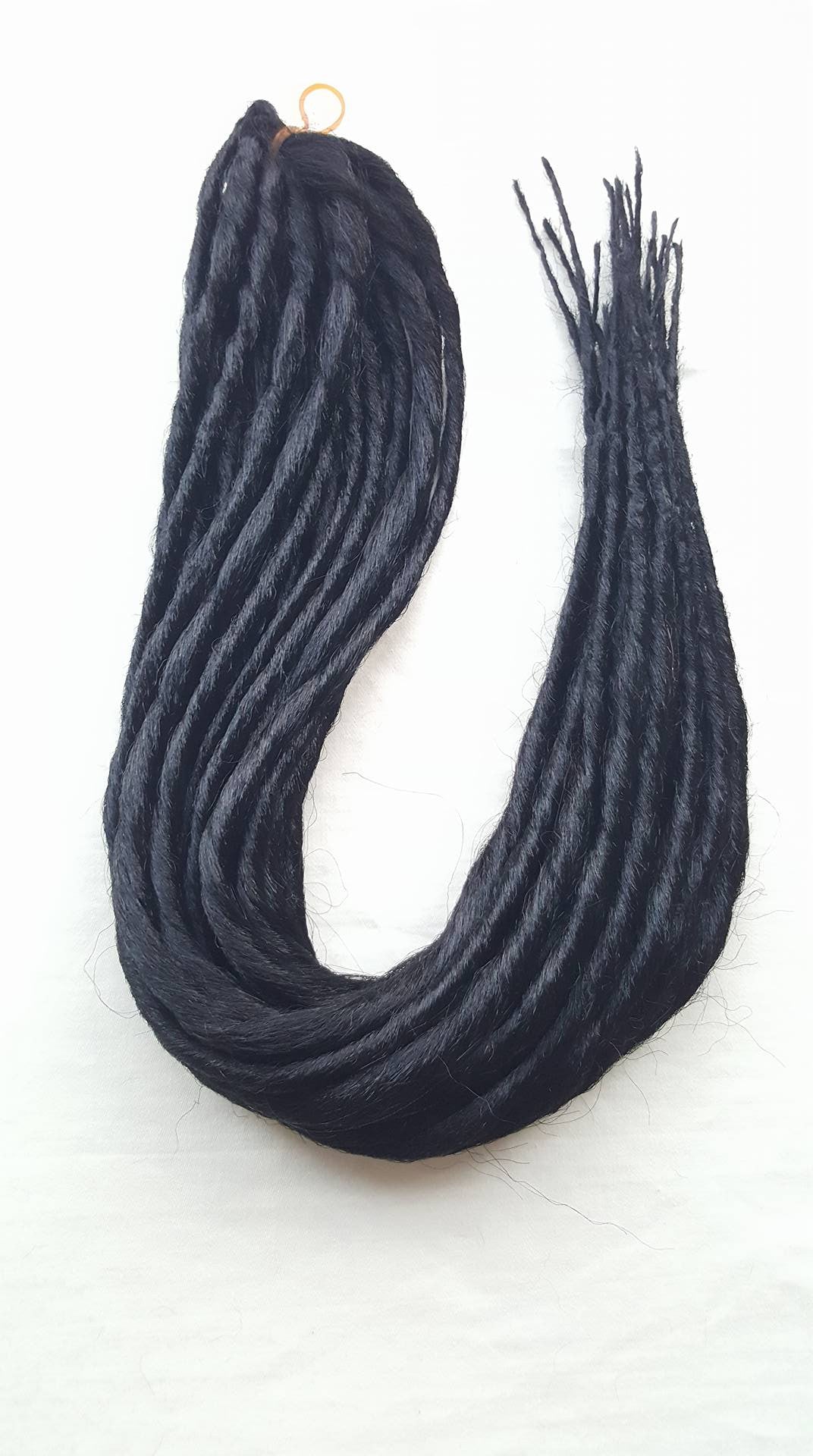 Elysee Star - Black Synthetic Dreadlocks (Double Ended) 100g