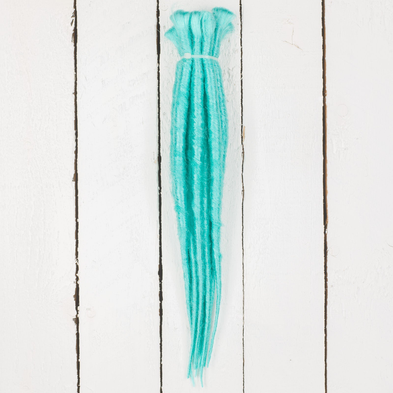 DreadLab - Short Single Ended Synthetic Dreadlocks (10 Pack) Backcombed Extensions