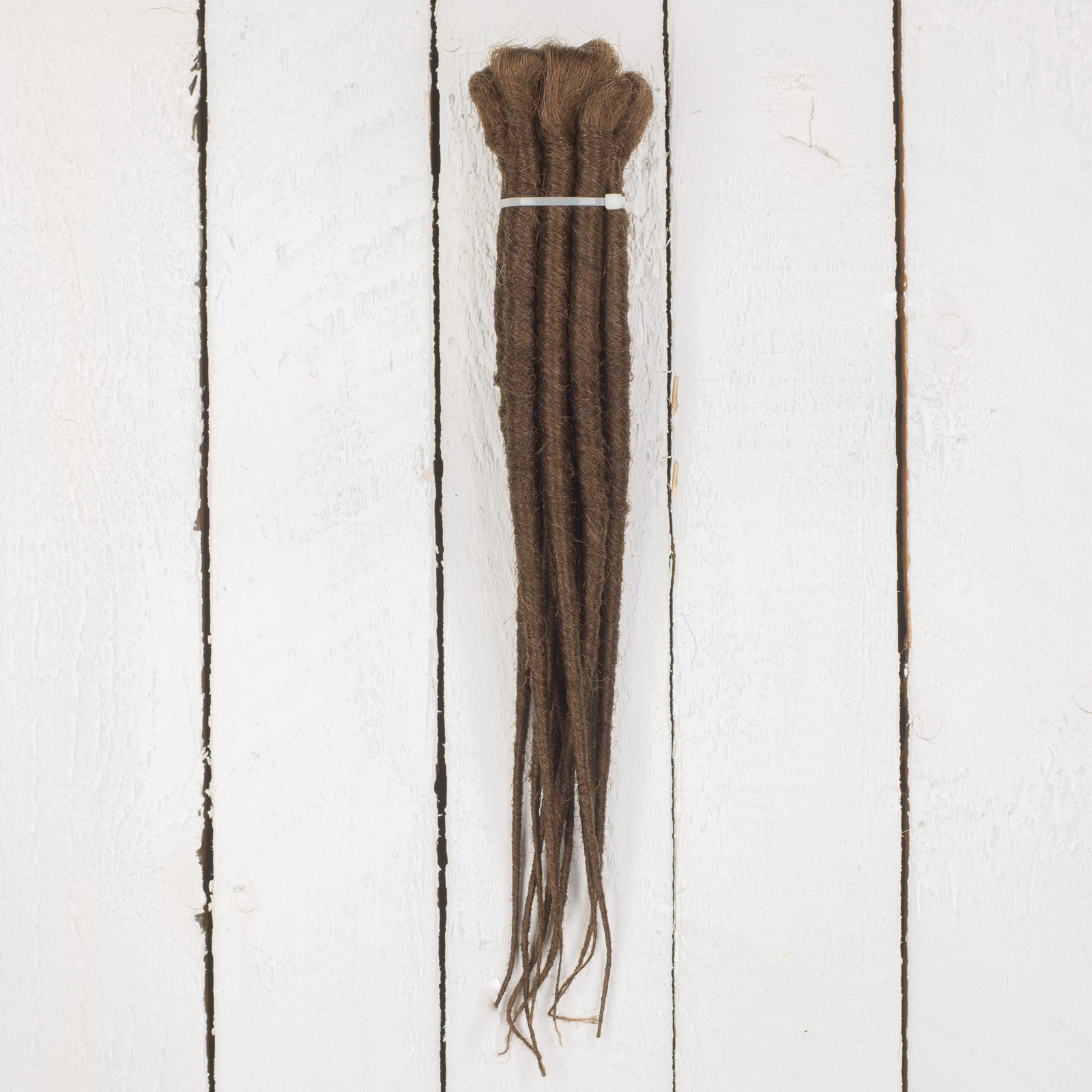 DreadLab - Short Single Ended Synthetic Dreadlocks (10 Pack) Backcombed Extensions