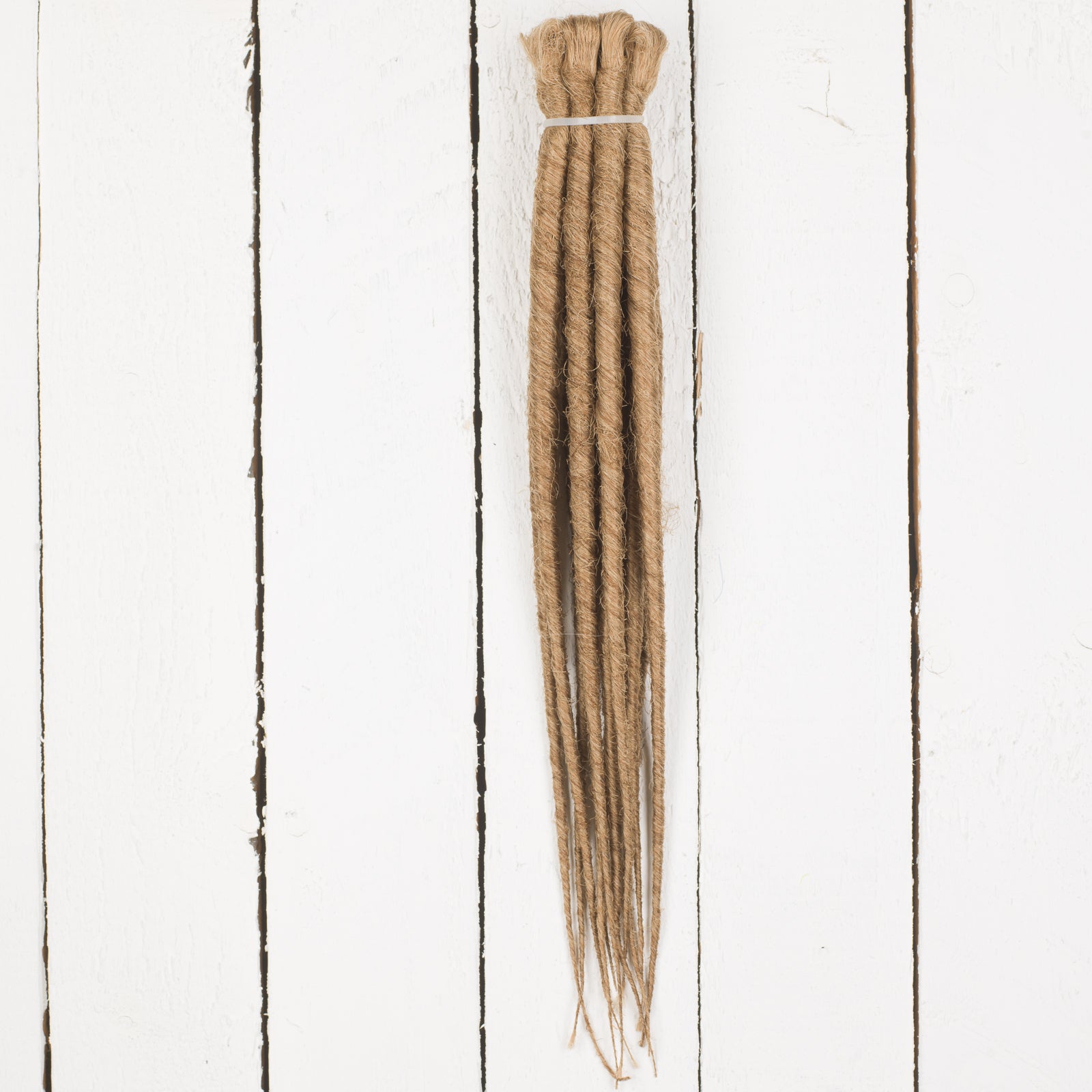 DreadLab - Short Single Ended Synthetic Dreadlocks (10 Pack) Backcombed Extensions