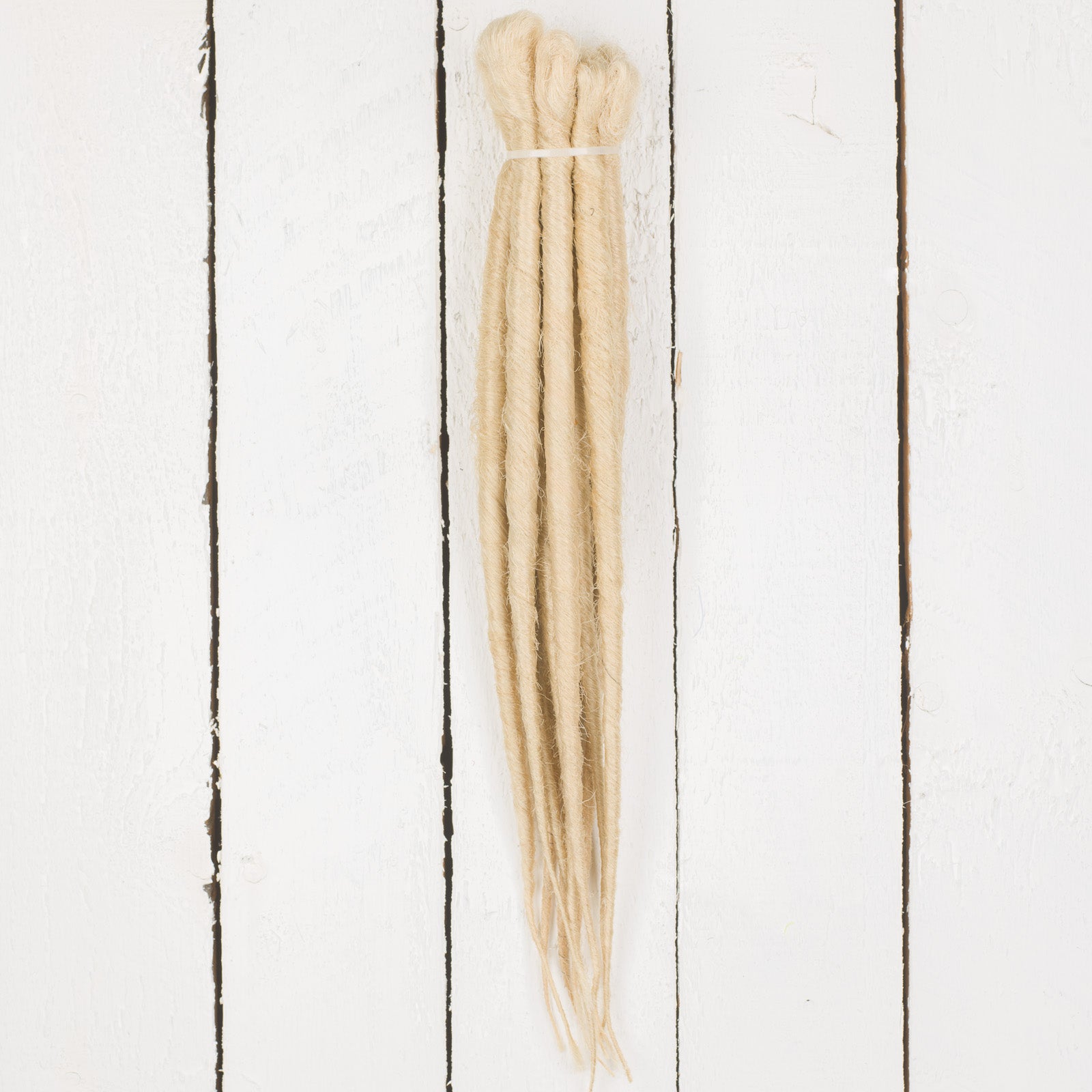 DreadLab - Short Single Ended Synthetic Dreadlocks (10 Pack) Backcombed Extensions