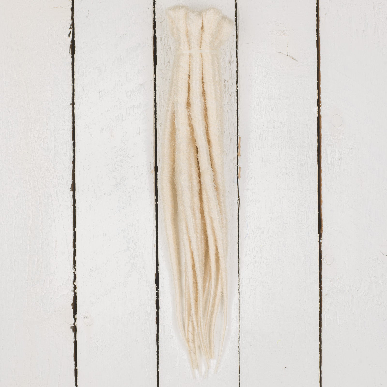 DreadLab - Short Single Ended Synthetic Dreadlocks (10 Pack) Backcombed Extensions