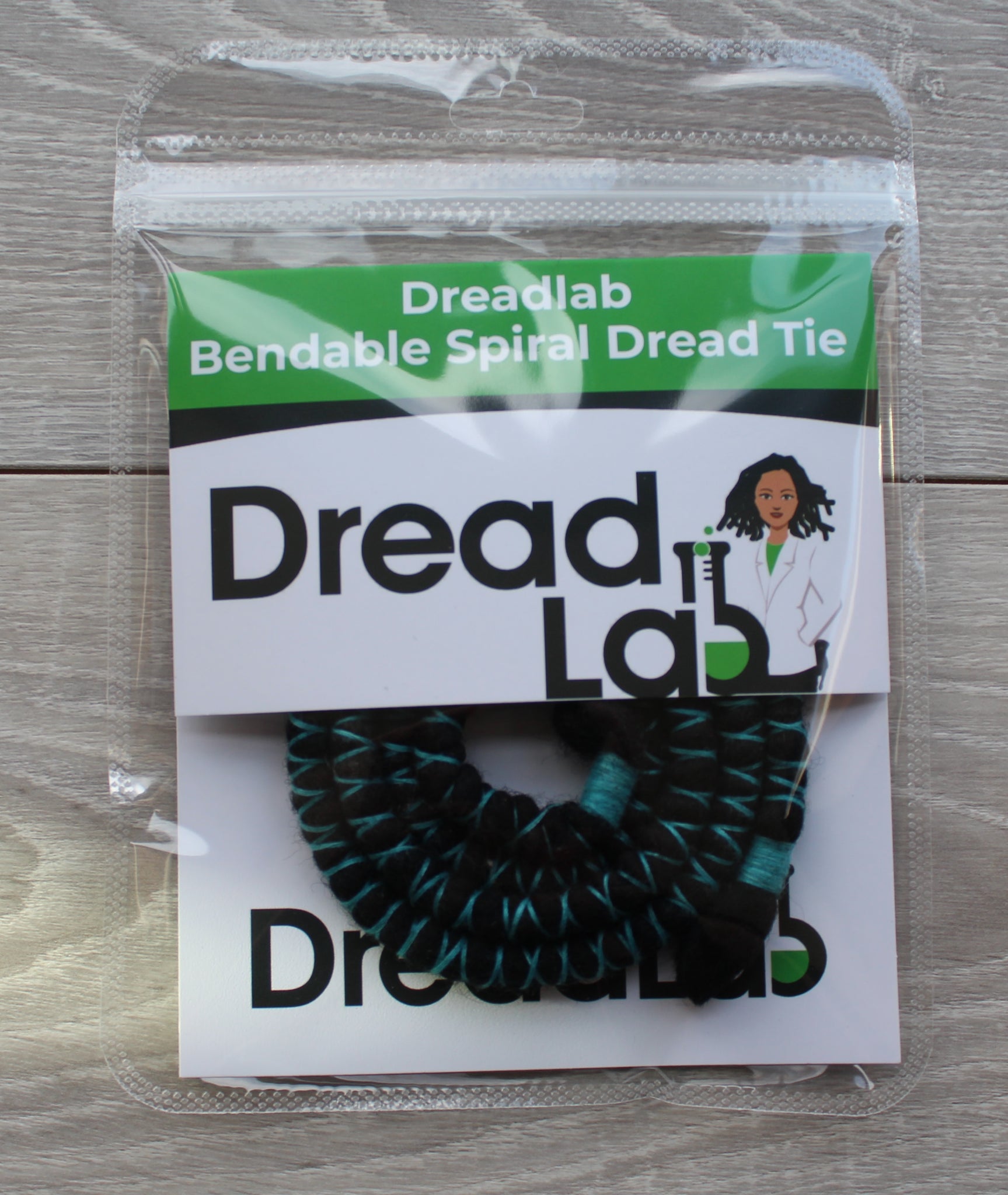 DreadLab - Bendable Spiral Dread Ties  (Felted Merino Wool)