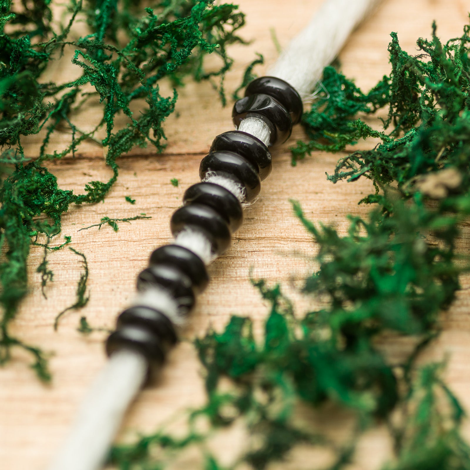 DreadLab - Acrylic Donut Ring Dread Beads Black Colour