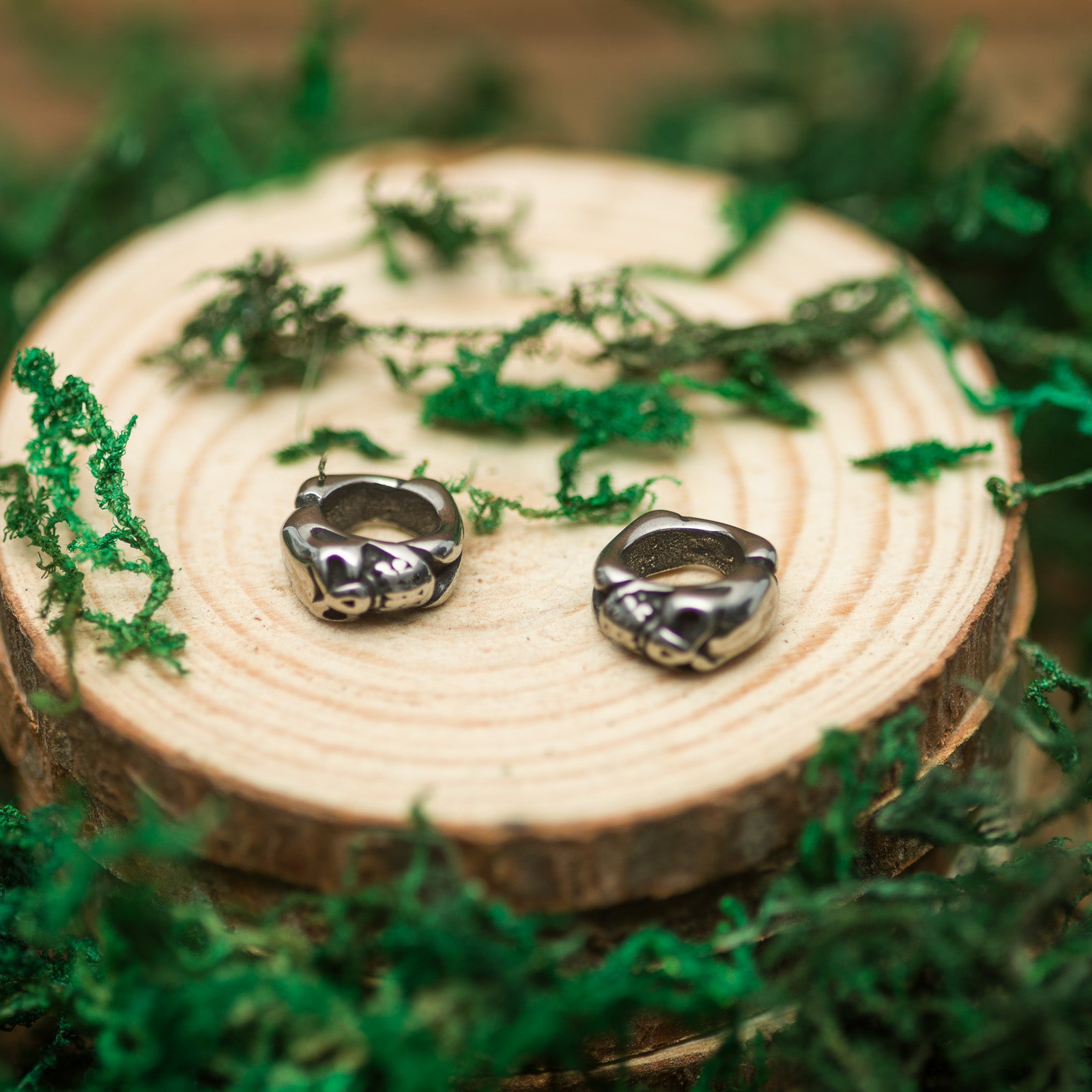 DreadLab - Stainless Steel Skull Dread Beads Silver Colour