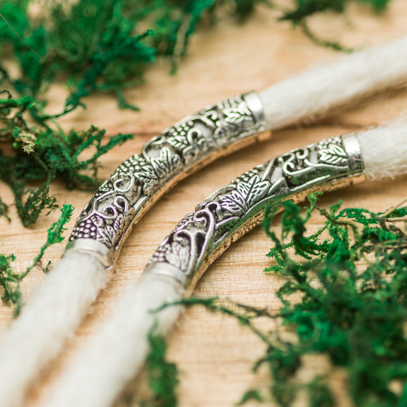 DreadLab - Metal Curved Tunnel #2 Dread Beads Silver Colour