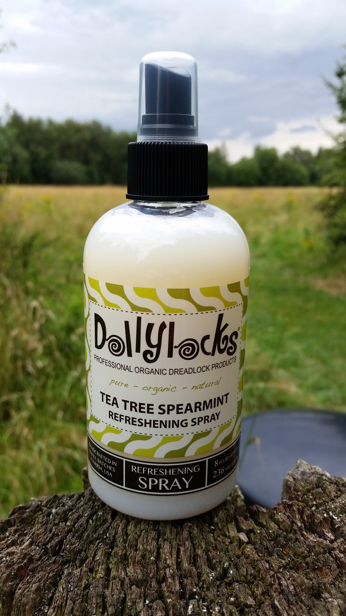 Dollylocks - Dreadlocks Refreshening Spray - Tea Tree Spearmint (8oz/227ml)