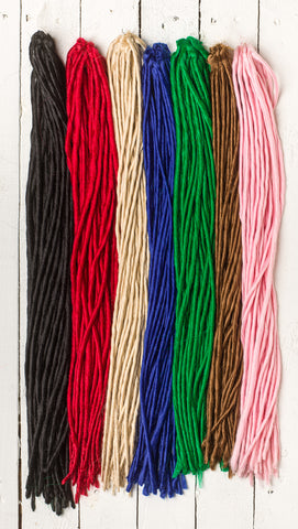 DreadLab - Soft Style Double Ended Synthetic Dreadlocks Twists (Pack of 10)