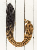 DreadLab - Soft Style Ombre Double Ended Synthetic Dreadlocks Twists (Pack of 10)