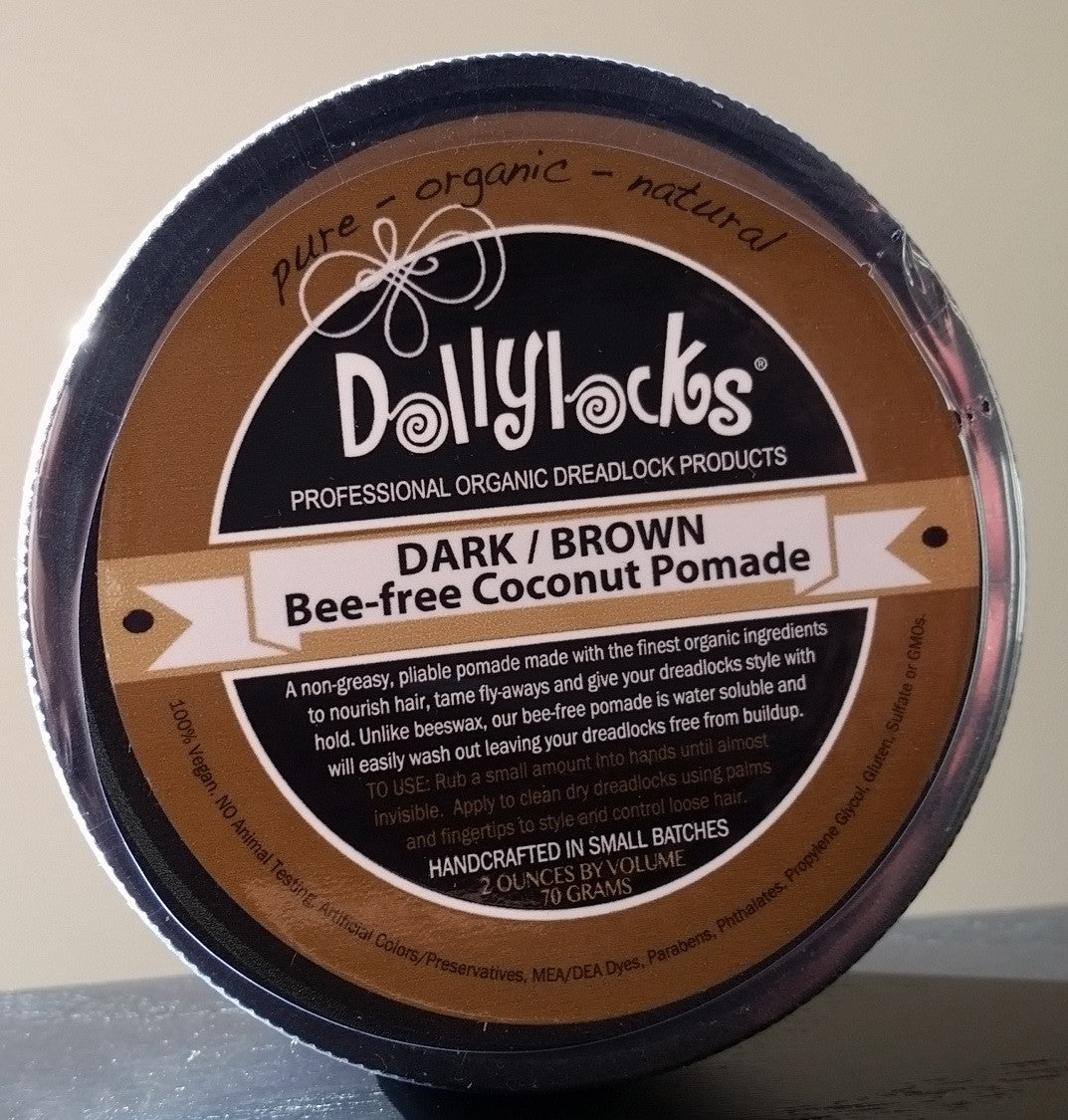 Dollylocks - Dreadlocks Pomade - 'Beeswax Alternative' (Dark/Brown 2oz/66g)