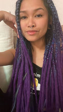 DreadLab - Single Ended Synthetic Dreadlocks (Pack of 10) Ombre Crochet Extensions Miz