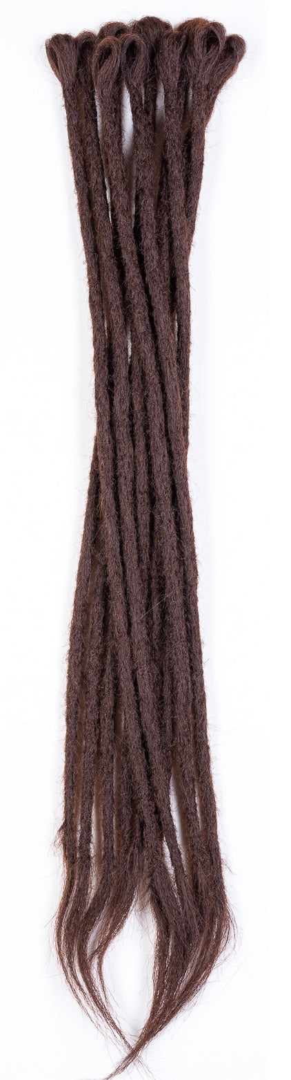 DreadLab - Single Ended Synthetic Dreadlocks (Pack of 10) Crochet Extensions