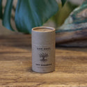 Container of RAW ROOTS Dreadlocks Lock Powder Dry Shampoo (30g), displayed on a wooden surface
