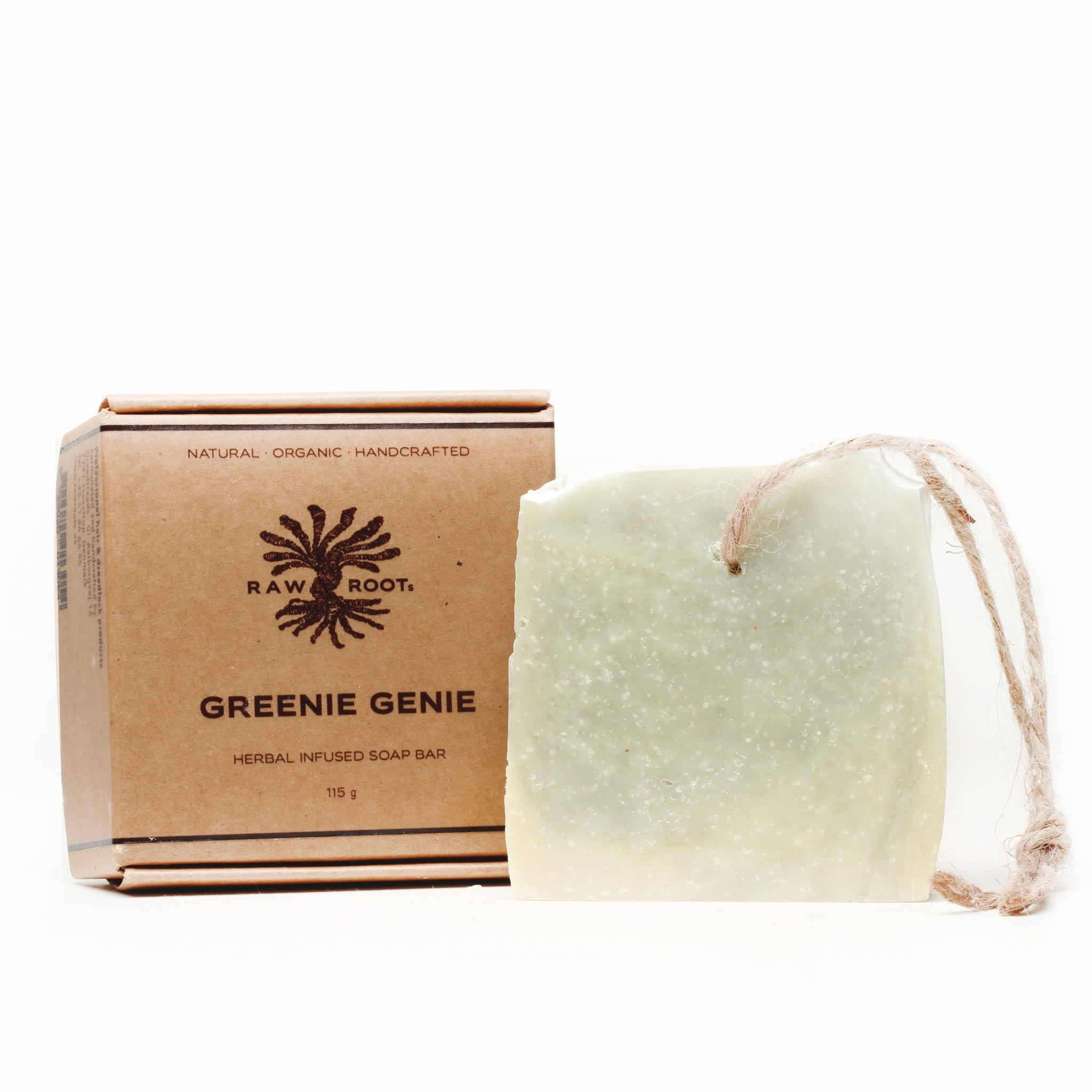 Raw Roots - Dreadlocks Soap Shampoo Bar - Greenie Genie (120gm)