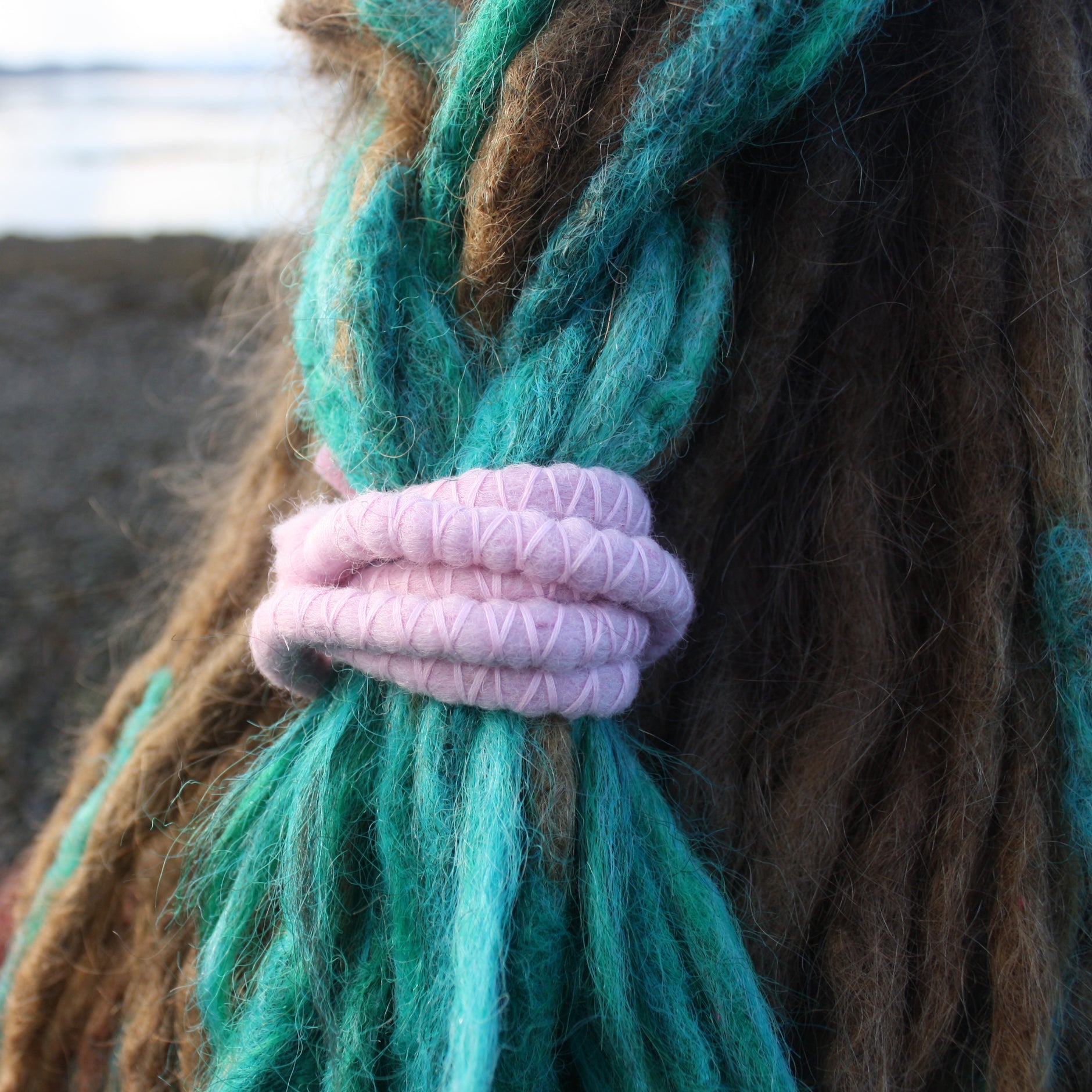 DreadLab - Bendable Spiral Dread Ties  (Felted Merino Wool)