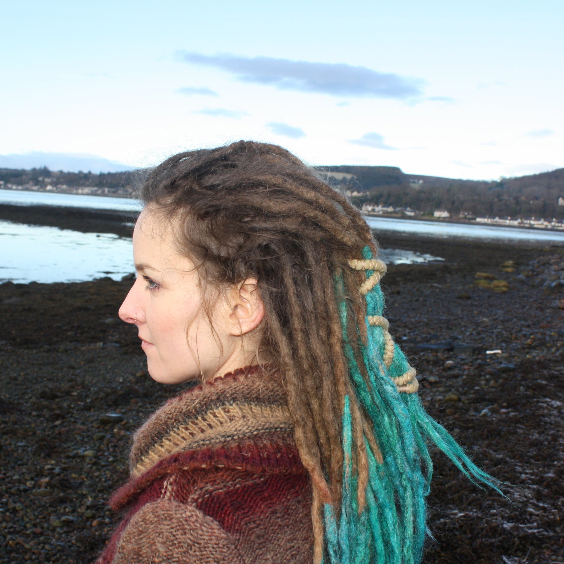 DreadLab - Bendable Spiral Dread Ties  (Felted Merino Wool)