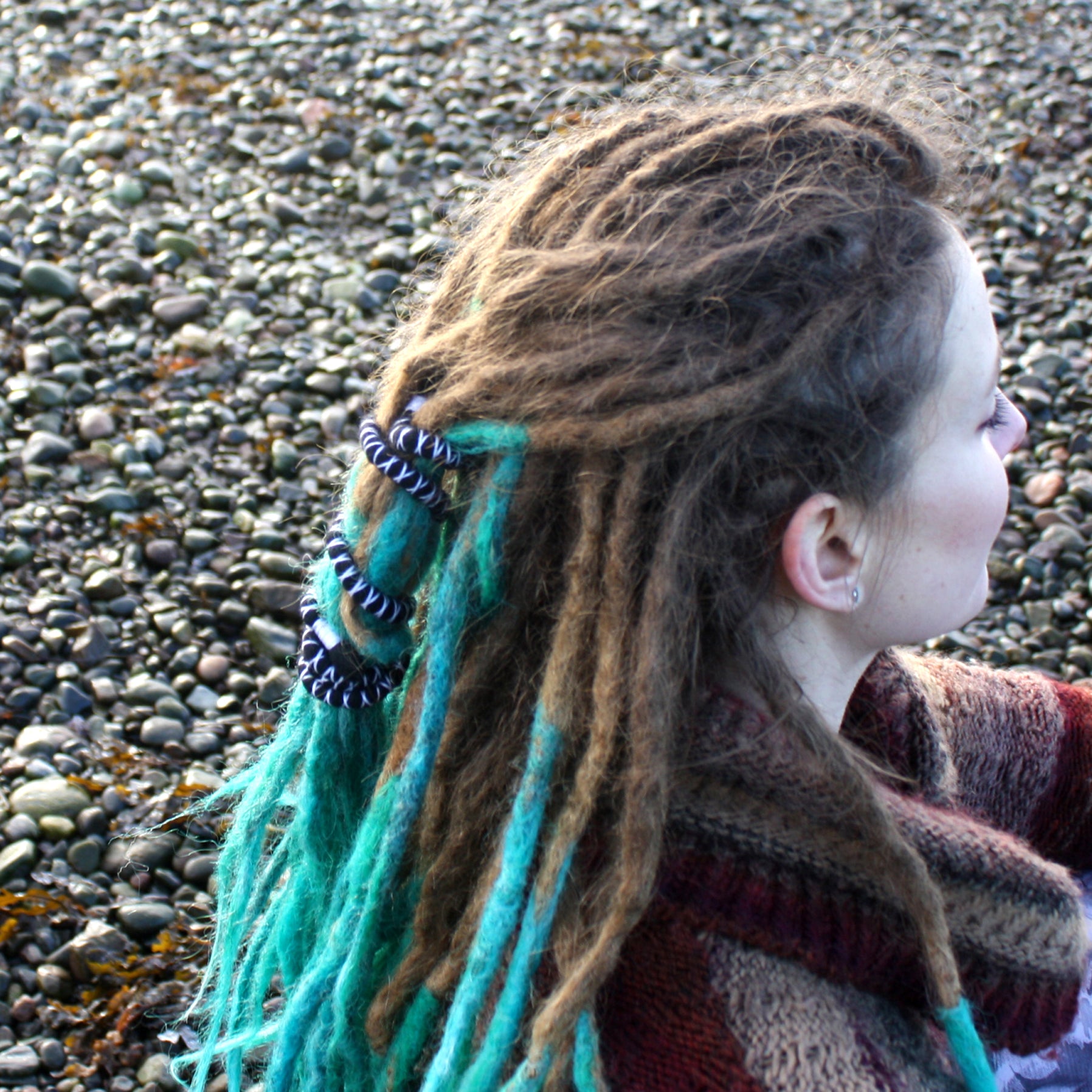 DreadLab - Bendable Spiral Dread Ties  (Felted Merino Wool)