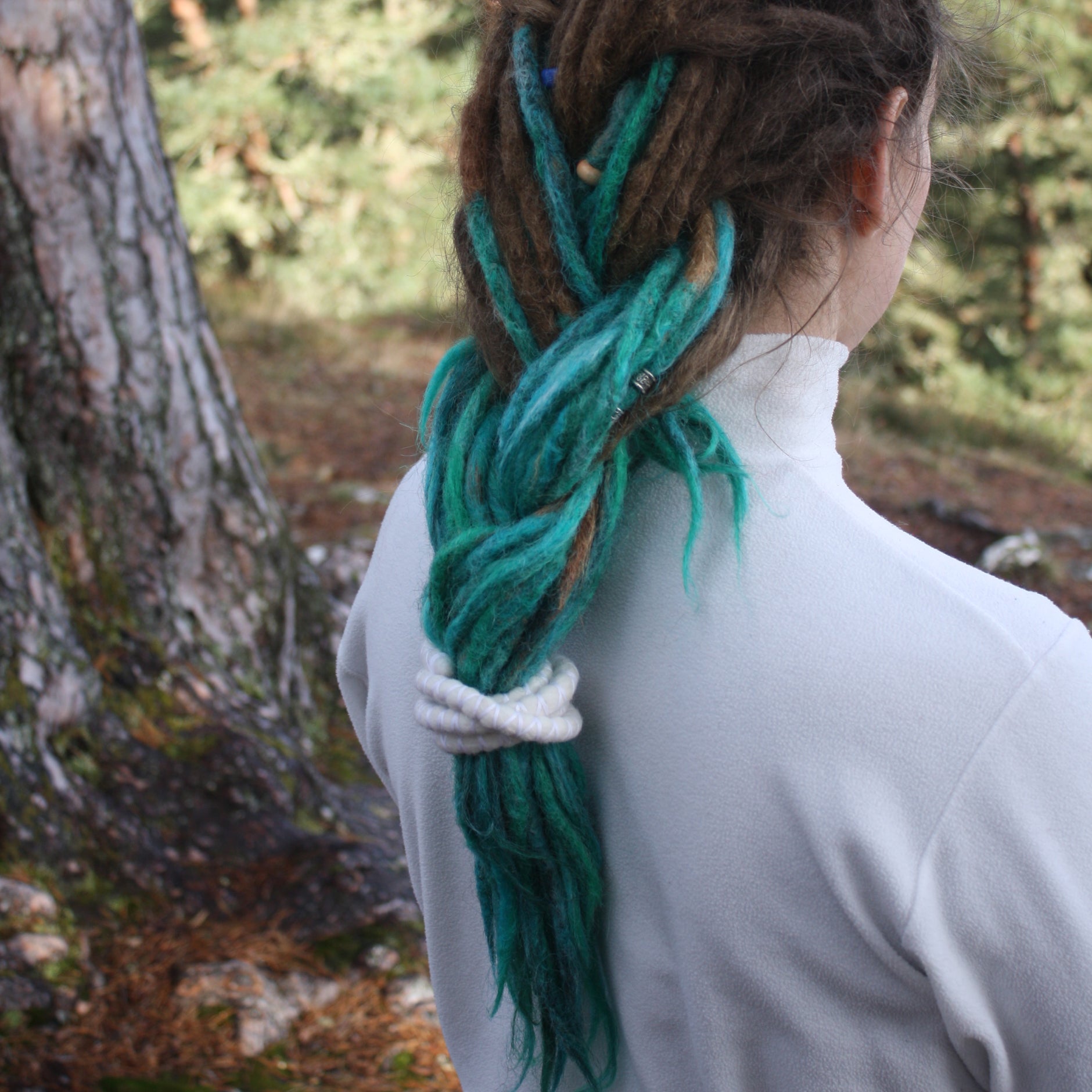 DreadLab - Bendable Spiral Dread Ties  (Felted Merino Wool)