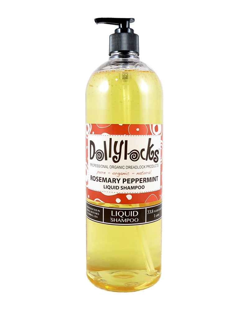 Dollylocks - Liquid Dreadlocks Shampoo - Rosemary Peppermint (33.8oz/1 Litre)