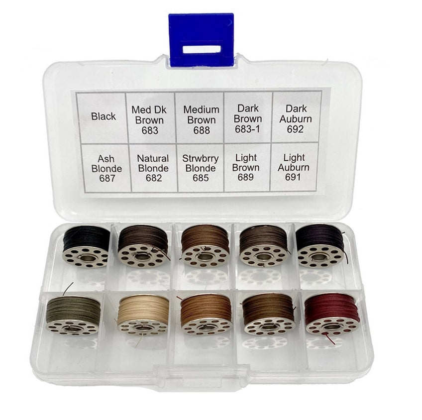 Dollylocks Mini Nylon Thread Sampler (10 Pieces)