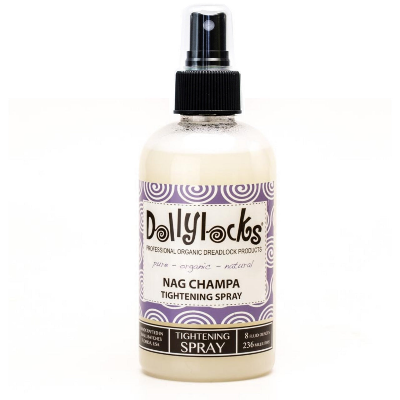 Dollylocks - Dreadlocks Tightening Spray  Nag Champa (8oz/236ml)