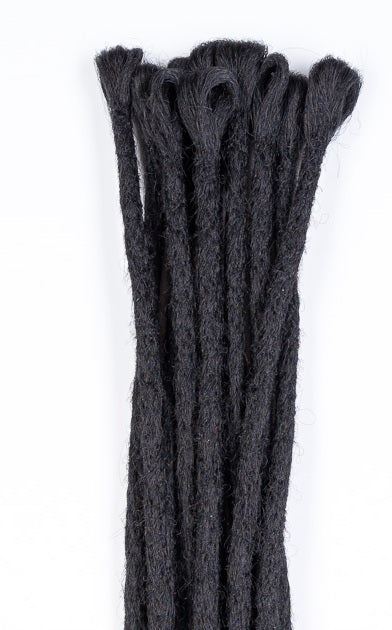 DreadLab - Single Ended Synthetic Dreadlocks (Pack of 10) Crochet Extensions