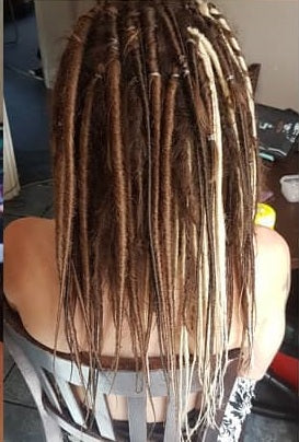 DreadLab - Single Ended Synthetic Dreadlocks (Full Head Kit) Backcombed Extensions