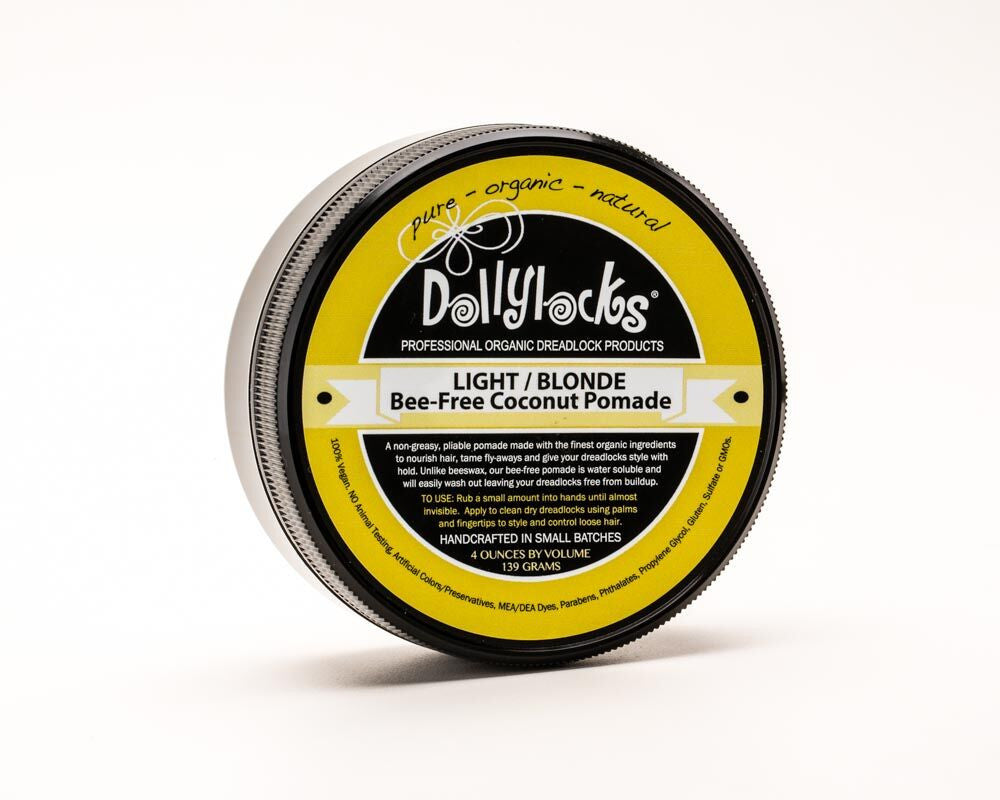 Dollylocks - Dreadlocks Pomade - 'Beeswax Alternative' (Light/Blonde 4oz/118ml)