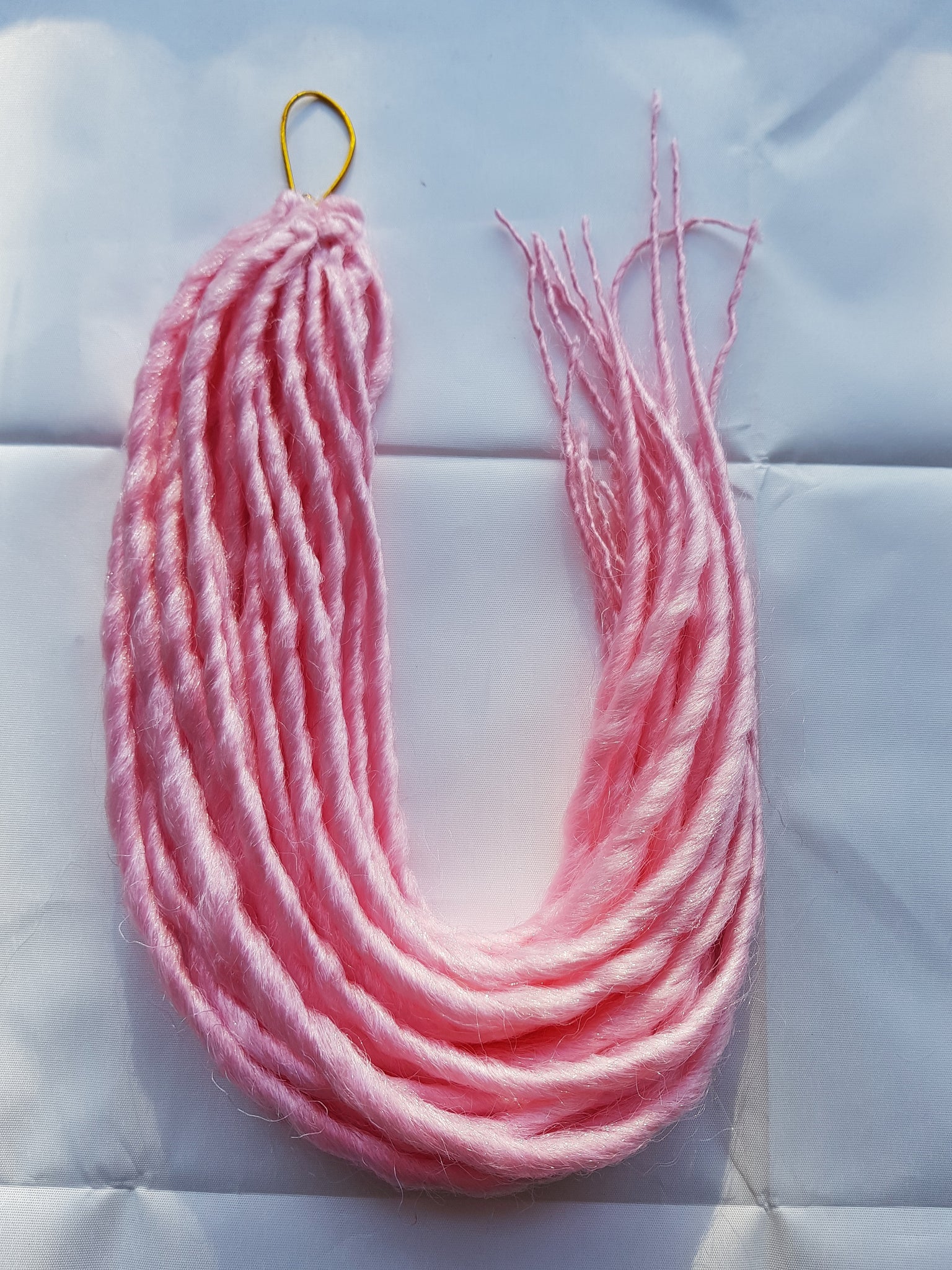 Elysee Star - #Snow Pink Synthetic Dreadlocks (Double Ended) (10 Pack)