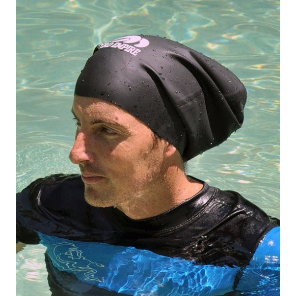 Dread Empire - Extra Large Swim Cap (Black) Dreadlocks / Braids / Weaves / Extensions