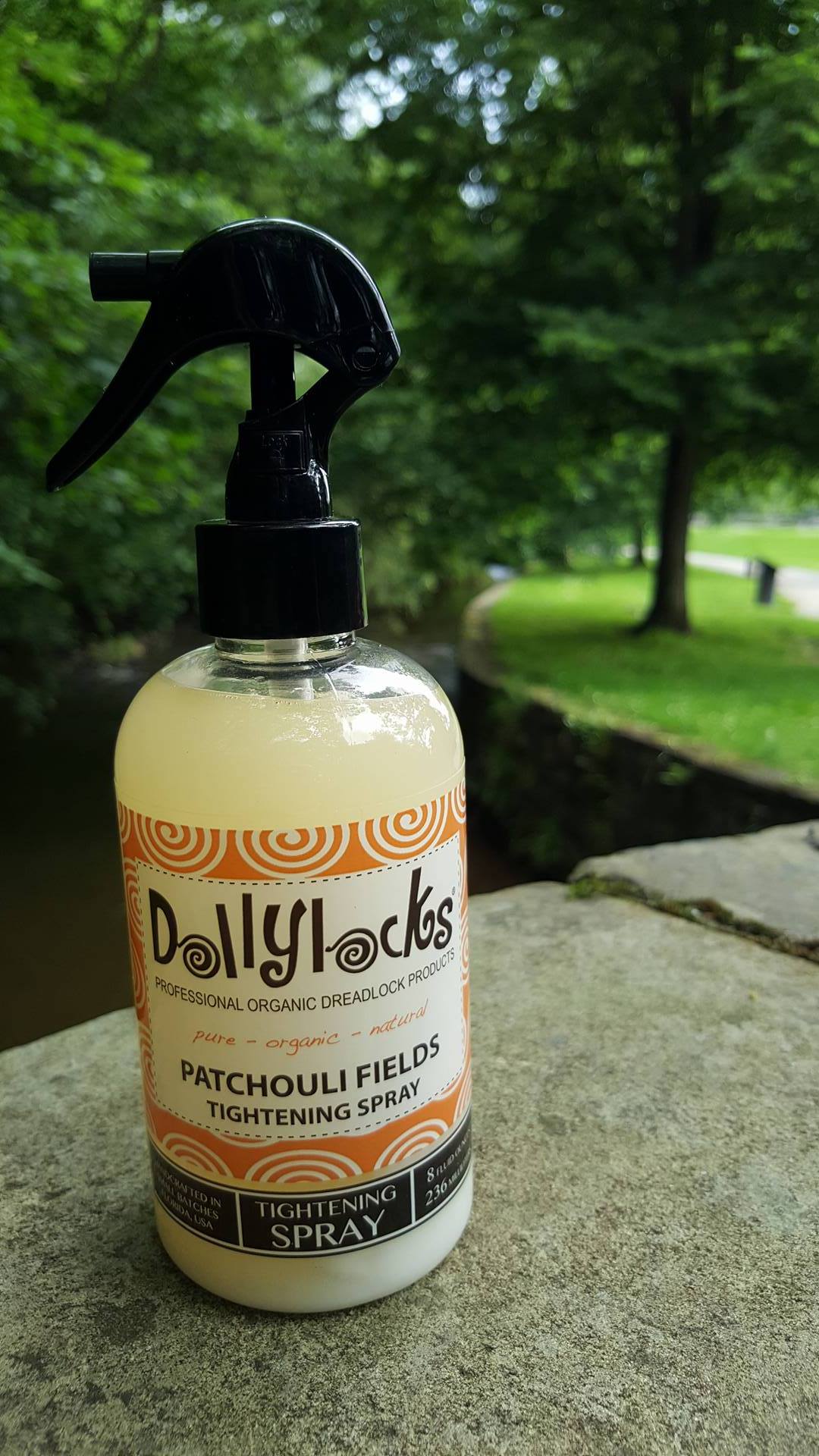 Dollylocks - Dreadlocks Tightening Spray  Patchouli Fields (8oz/236ml)