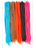 DreadLab - Double Ended Synthetic Dreadlocks (Pack of 10) Crochet Extensions Group