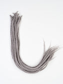 DreadLab - Box Braids Pre-Looped Senegalese Twists Single Ended (24"/ 60cm) Silver Grey
