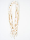 DreadLab - Double Ended Felted Merino Wool Dreadlocks (24"/ 60cm) White