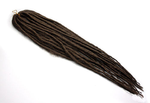 Elysee Star - #18 Dark Golden Brown Synthetic Dreadlocks (Double Ended) (10 Pack)