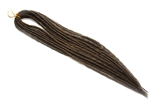 Elysee Star - #10 Lighter Brown Synthetic Dreadlocks (Double Ended) (10 Pack)