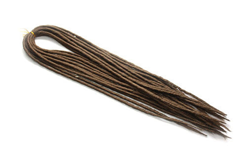 Elysee Star - #12 Light Golden Brown Synthetic Dreadlocks (Double Ended) (10 Pack)