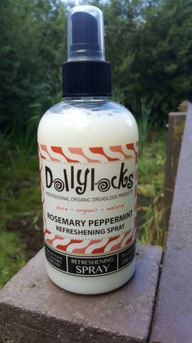 Dollylocks Refreshening Spray for Dreadlocks – Rosemary Peppermint